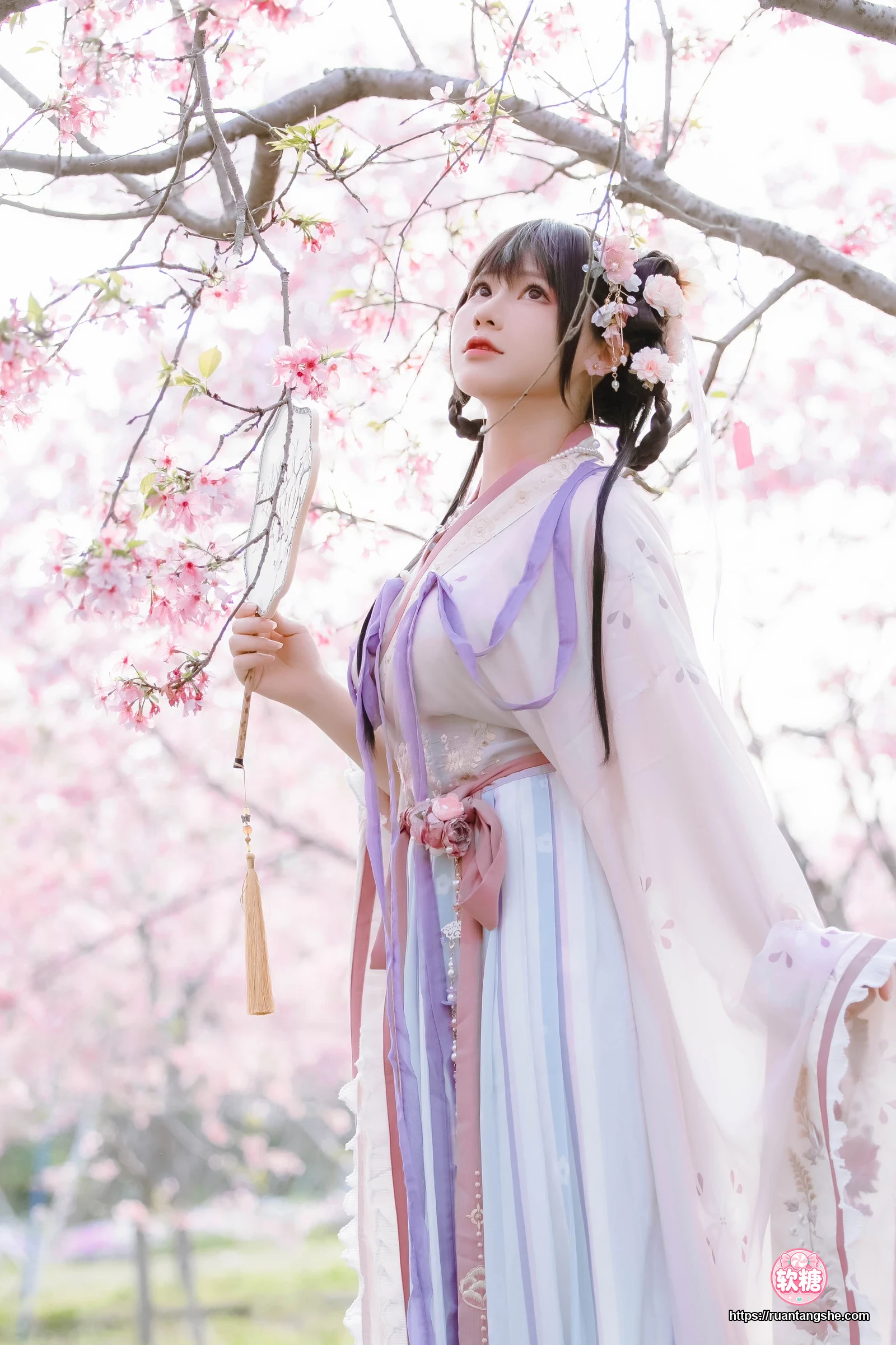 Nyako喵子 Nyako喵子 NO.035 - 樱花汉服 花神祈愿