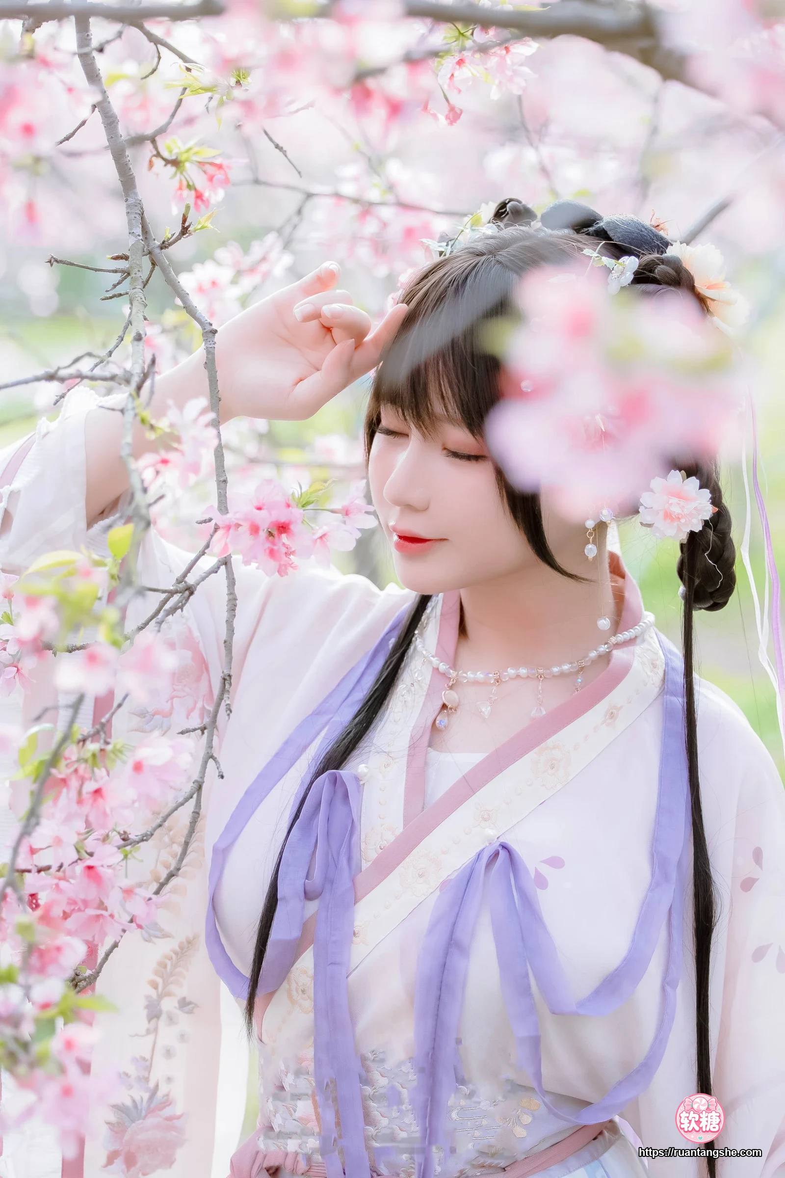 Nyako喵子 Nyako喵子 NO.035 - 樱花汉服 花神祈愿