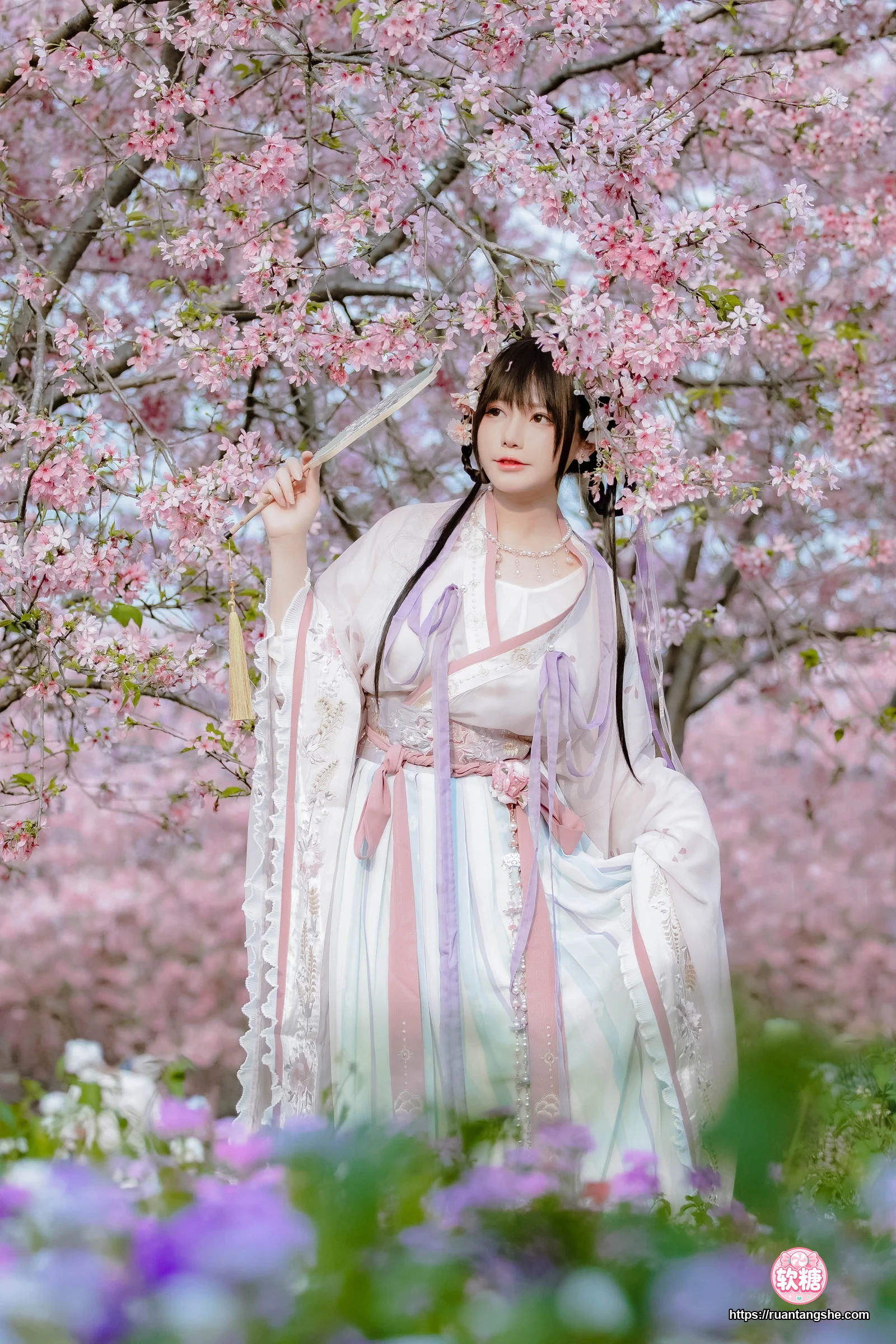 Nyako喵子 Nyako喵子 NO.035 - 樱花汉服 花神祈愿