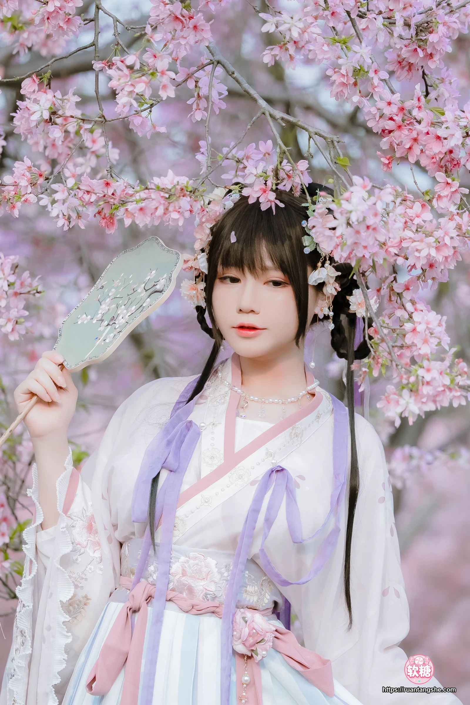 Nyako喵子 Nyako喵子 NO.035 - 樱花汉服 花神祈愿