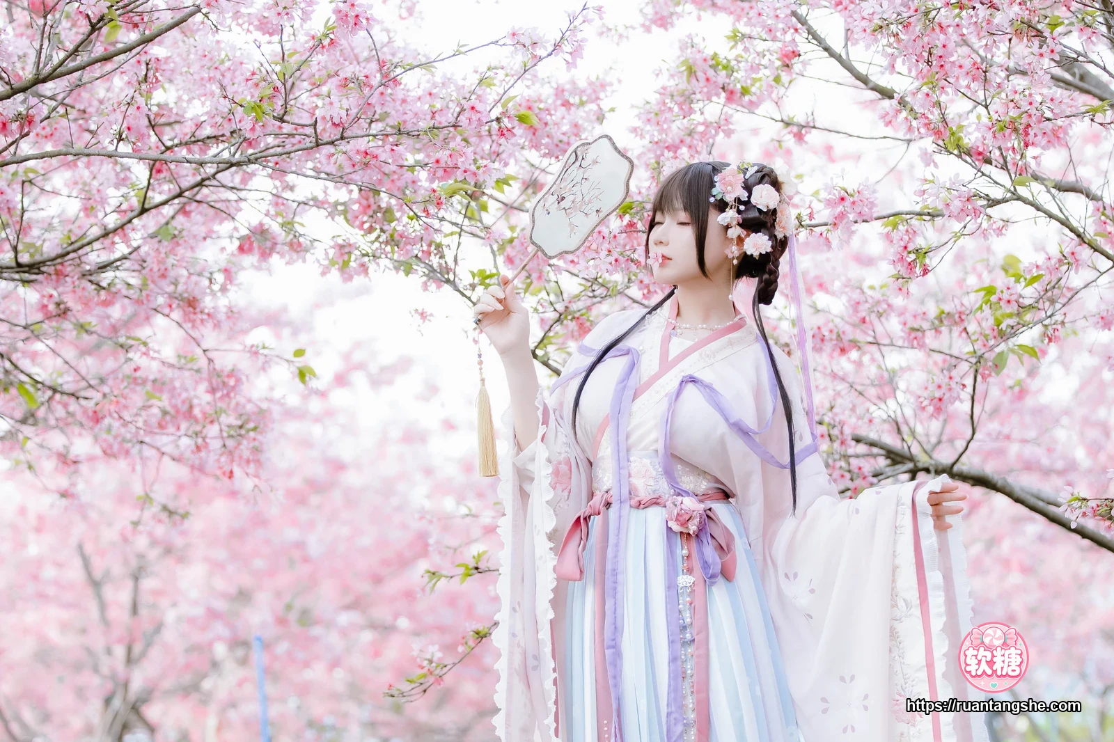 Nyako喵子 Nyako喵子 NO.035 - 樱花汉服 花神祈愿