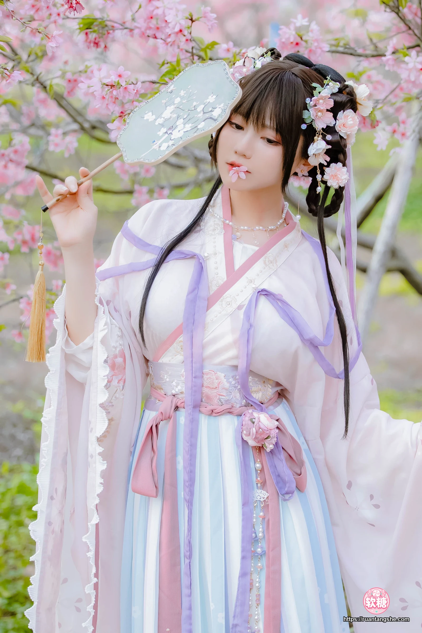 Nyako喵子 Nyako喵子 NO.035 - 樱花汉服 花神祈愿