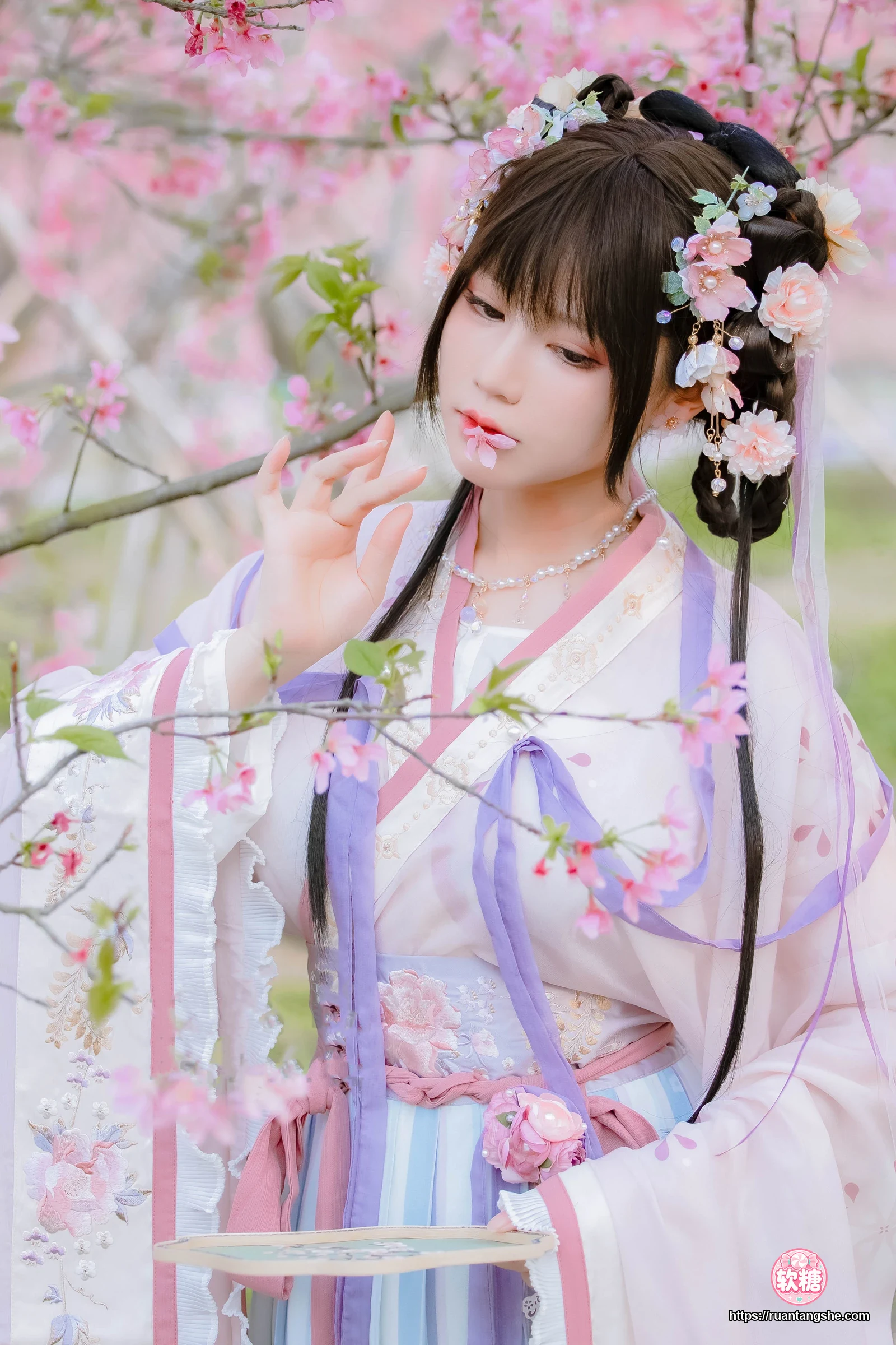 Nyako喵子 Nyako喵子 NO.035 - 樱花汉服 花神祈愿