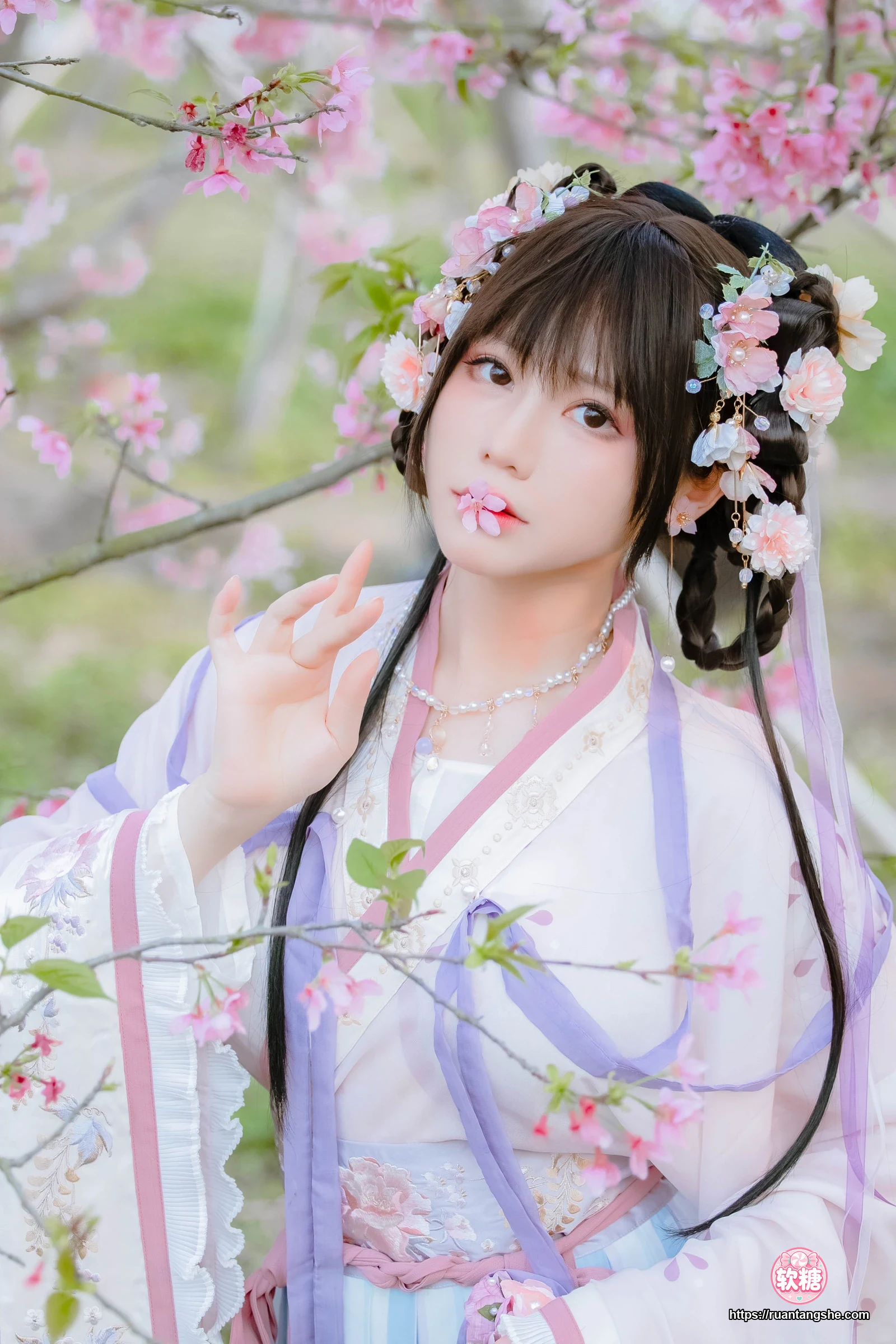 Nyako喵子 Nyako喵子 NO.035 - 樱花汉服 花神祈愿