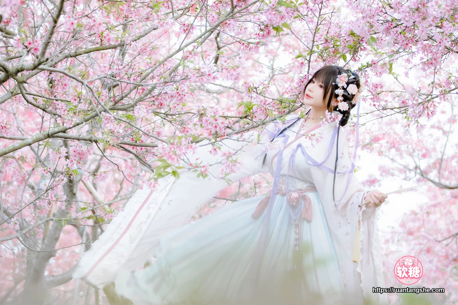 Nyako喵子 Nyako喵子 NO.035 - 樱花汉服 花神祈愿
