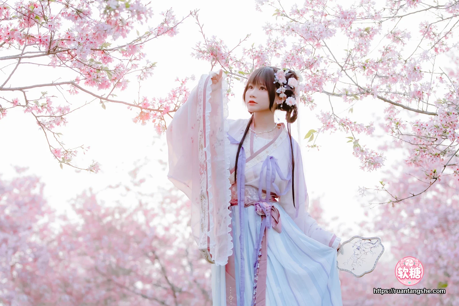 Nyako喵子 Nyako喵子 NO.035 - 樱花汉服 花神祈愿
