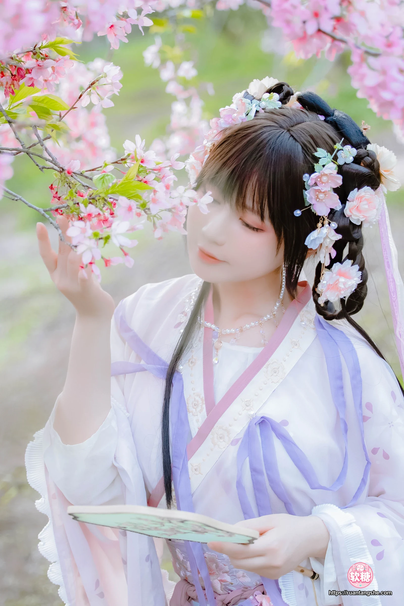 Nyako喵子 Nyako喵子 NO.035 - 樱花汉服 花神祈愿