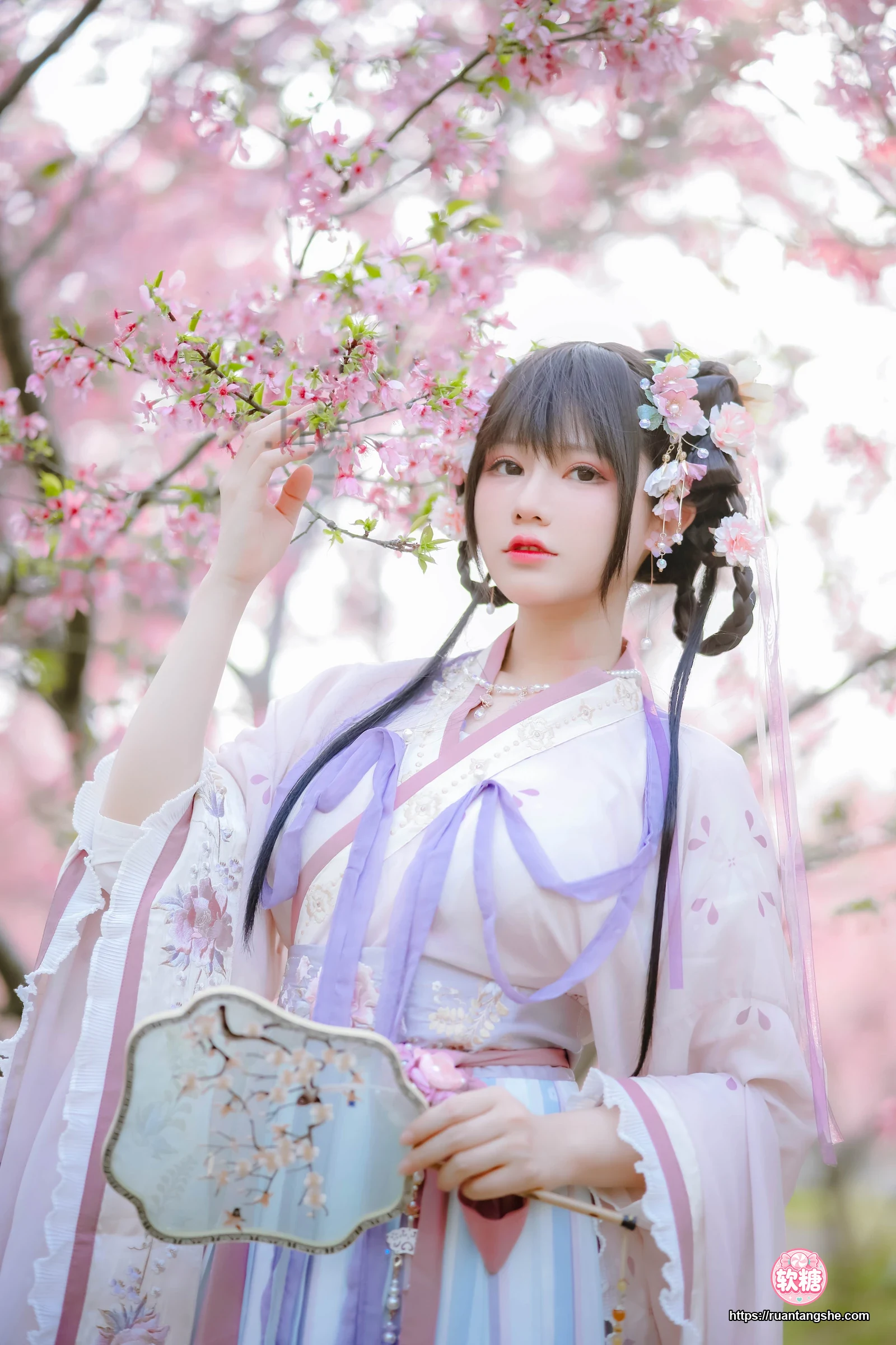 Nyako喵子 Nyako喵子 NO.035 - 樱花汉服 花神祈愿