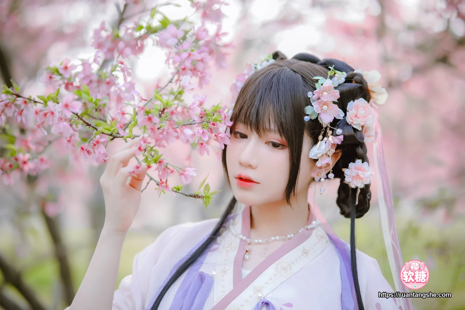 Nyako喵子 Nyako喵子 NO.035 - 樱花汉服 花神祈愿