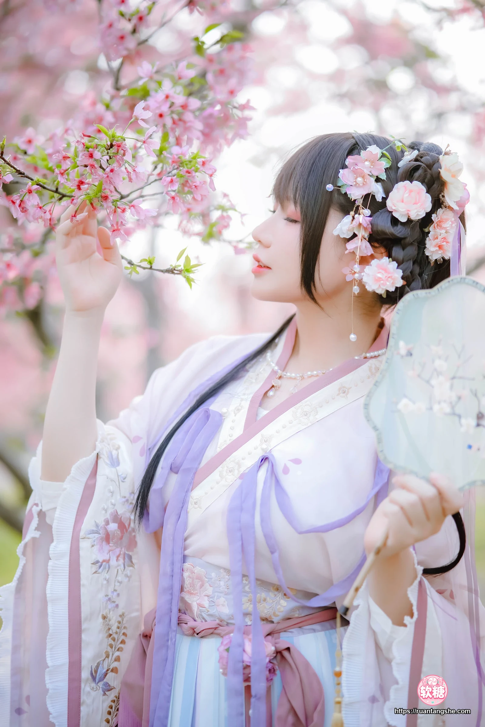 Nyako喵子 Nyako喵子 NO.035 - 樱花汉服 花神祈愿