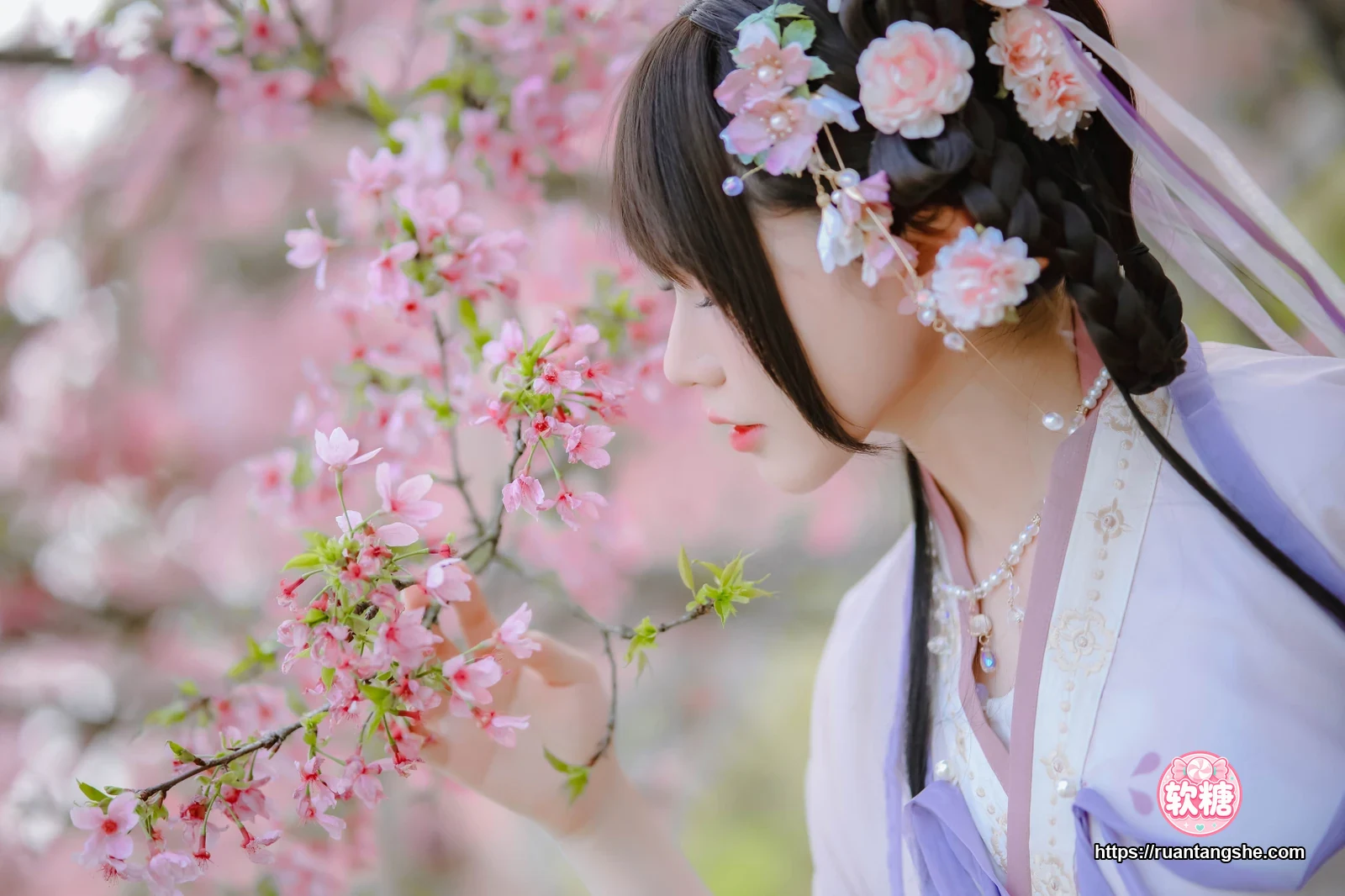 Nyako喵子 Nyako喵子 NO.035 - 樱花汉服 花神祈愿