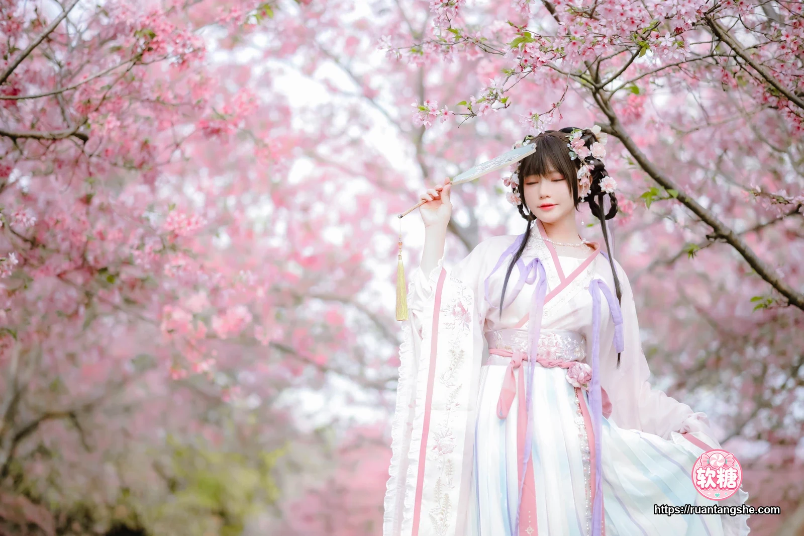 Nyako喵子 Nyako喵子 NO.035 - 樱花汉服 花神祈愿