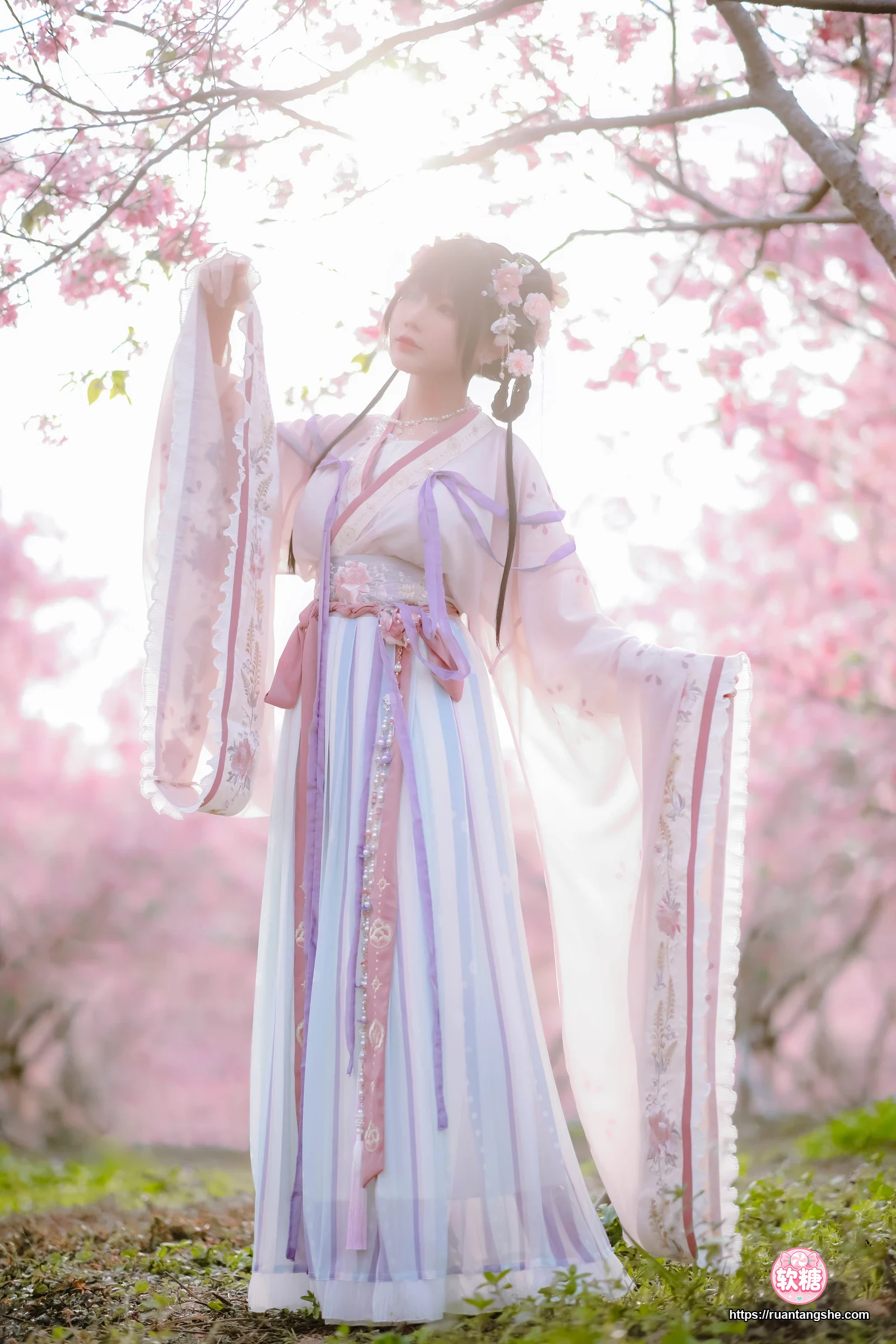 Nyako喵子 Nyako喵子 NO.035 - 樱花汉服 花神祈愿