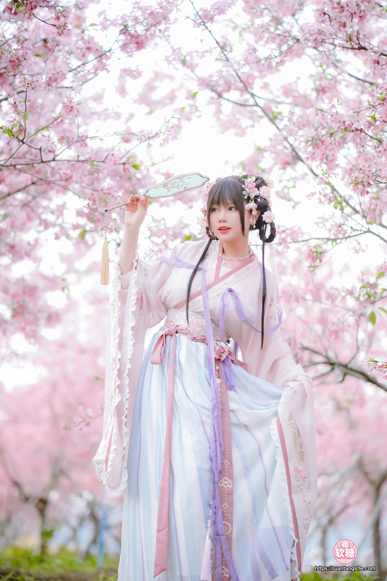 Nyako喵子 Nyako喵子 NO.035 - 樱花汉服 花神祈愿