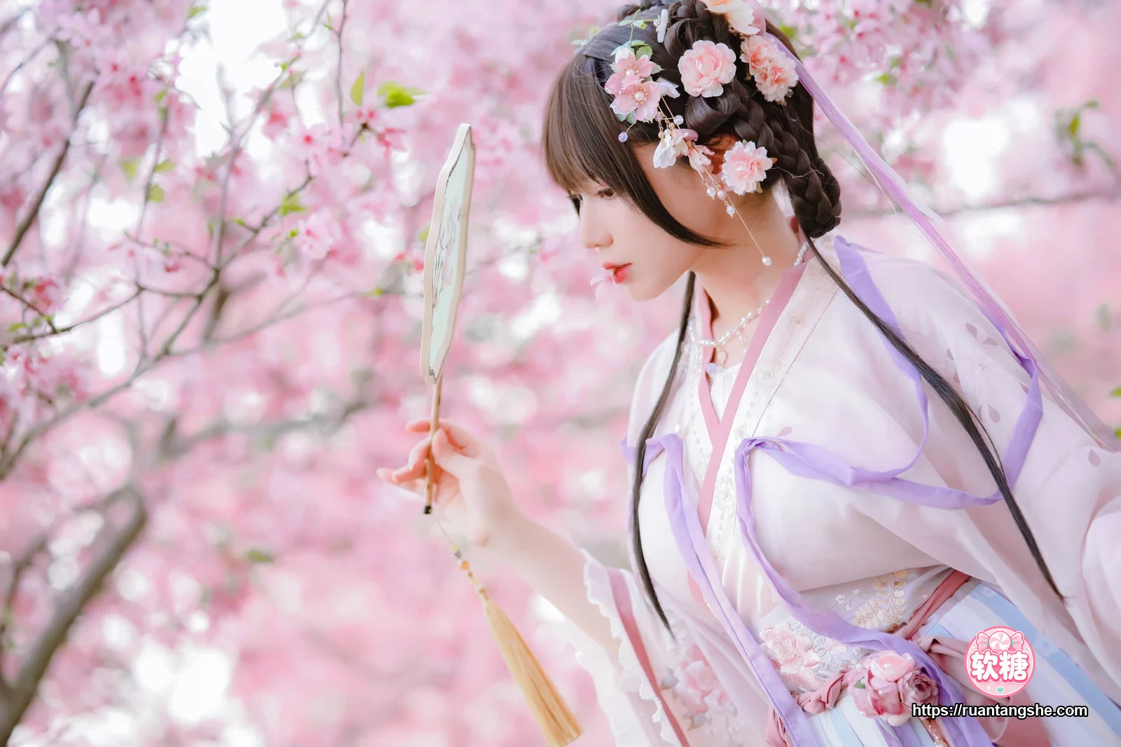 Nyako喵子 Nyako喵子 NO.035 - 樱花汉服 花神祈愿