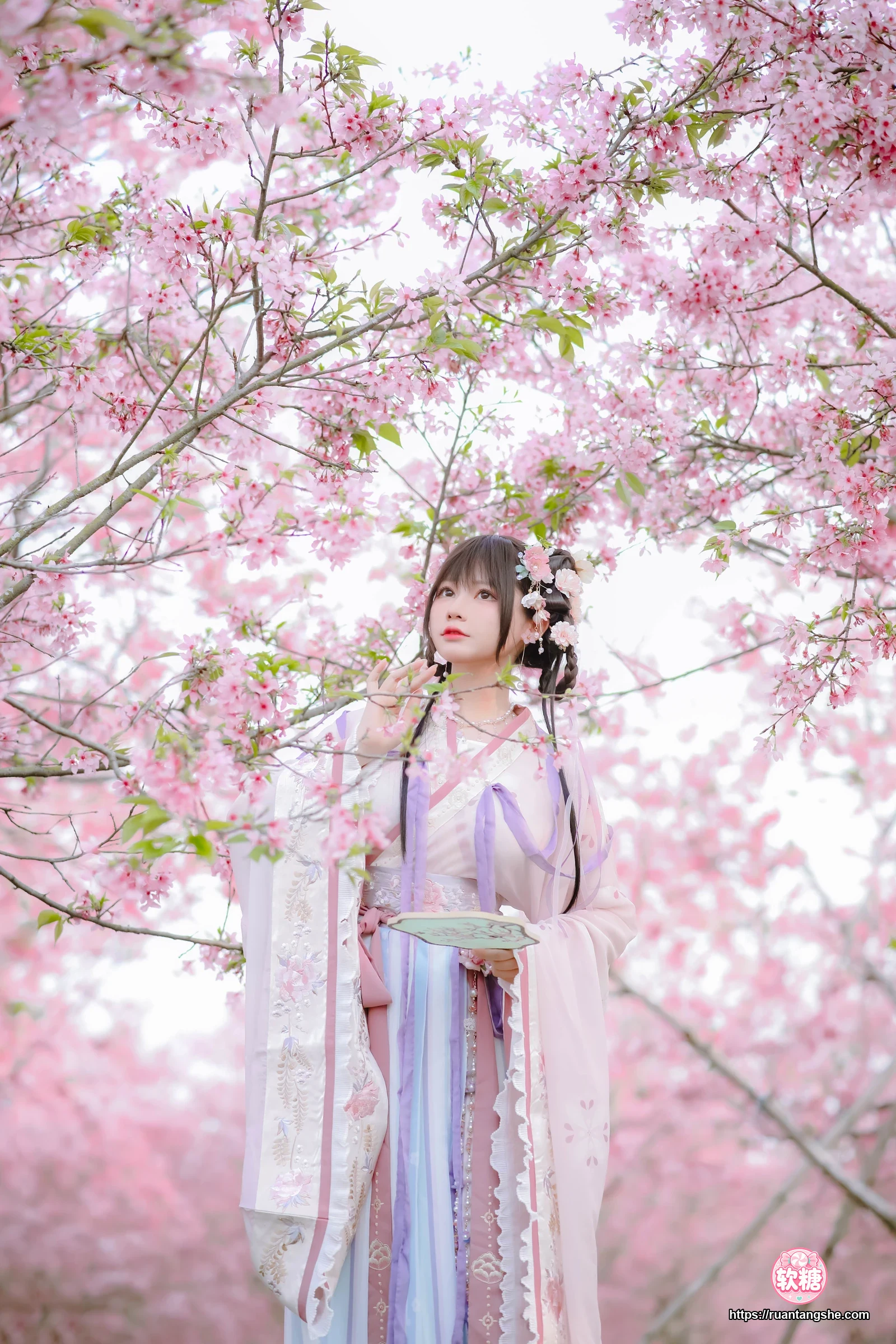 Nyako喵子 Nyako喵子 NO.035 - 樱花汉服 花神祈愿