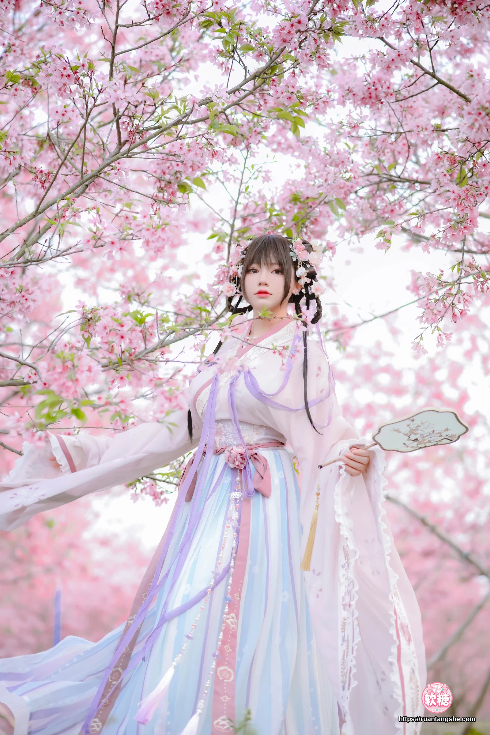 Nyako喵子 Nyako喵子 NO.035 - 樱花汉服 花神祈愿