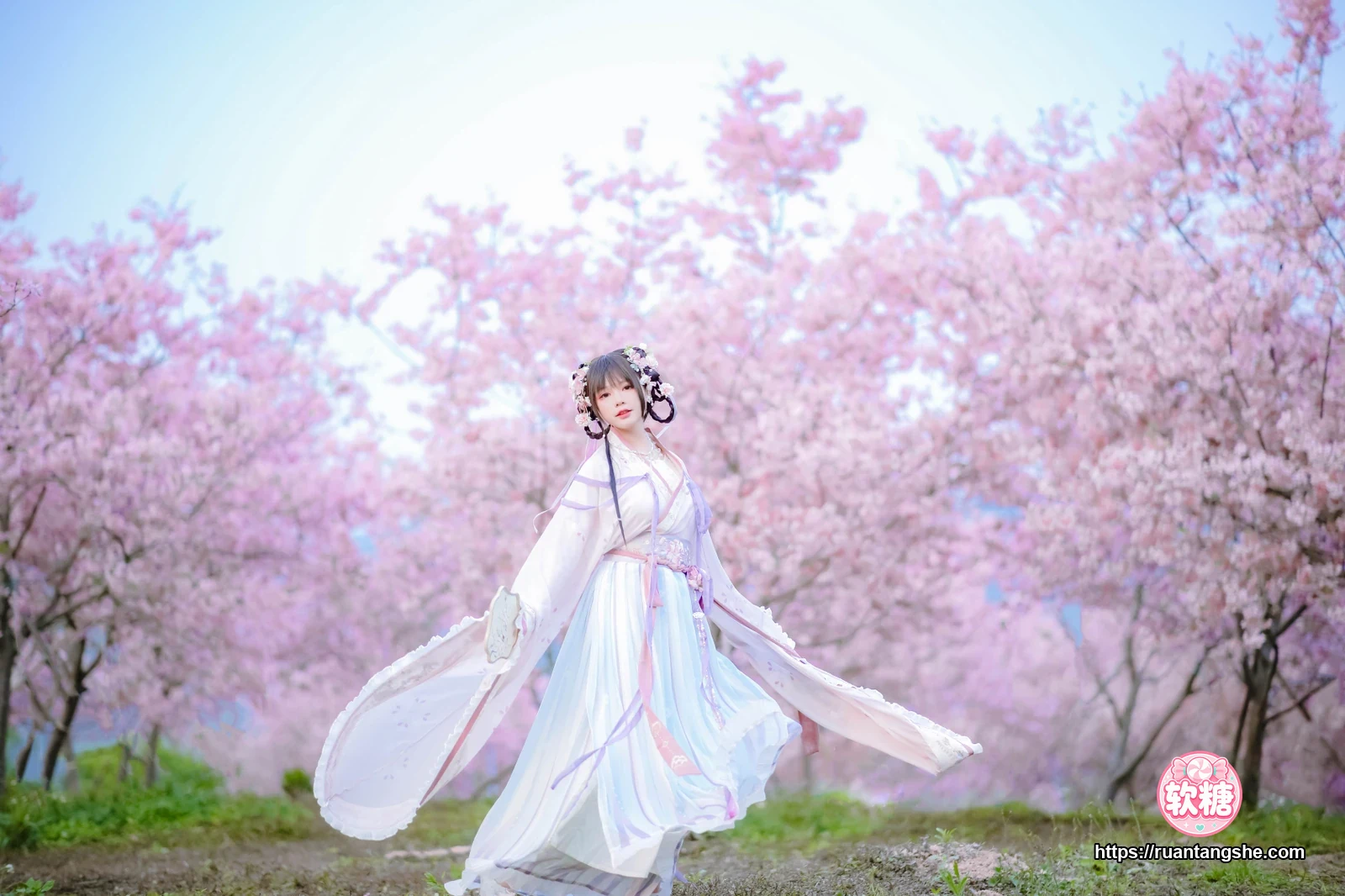 Nyako喵子 Nyako喵子 NO.035 - 樱花汉服 花神祈愿