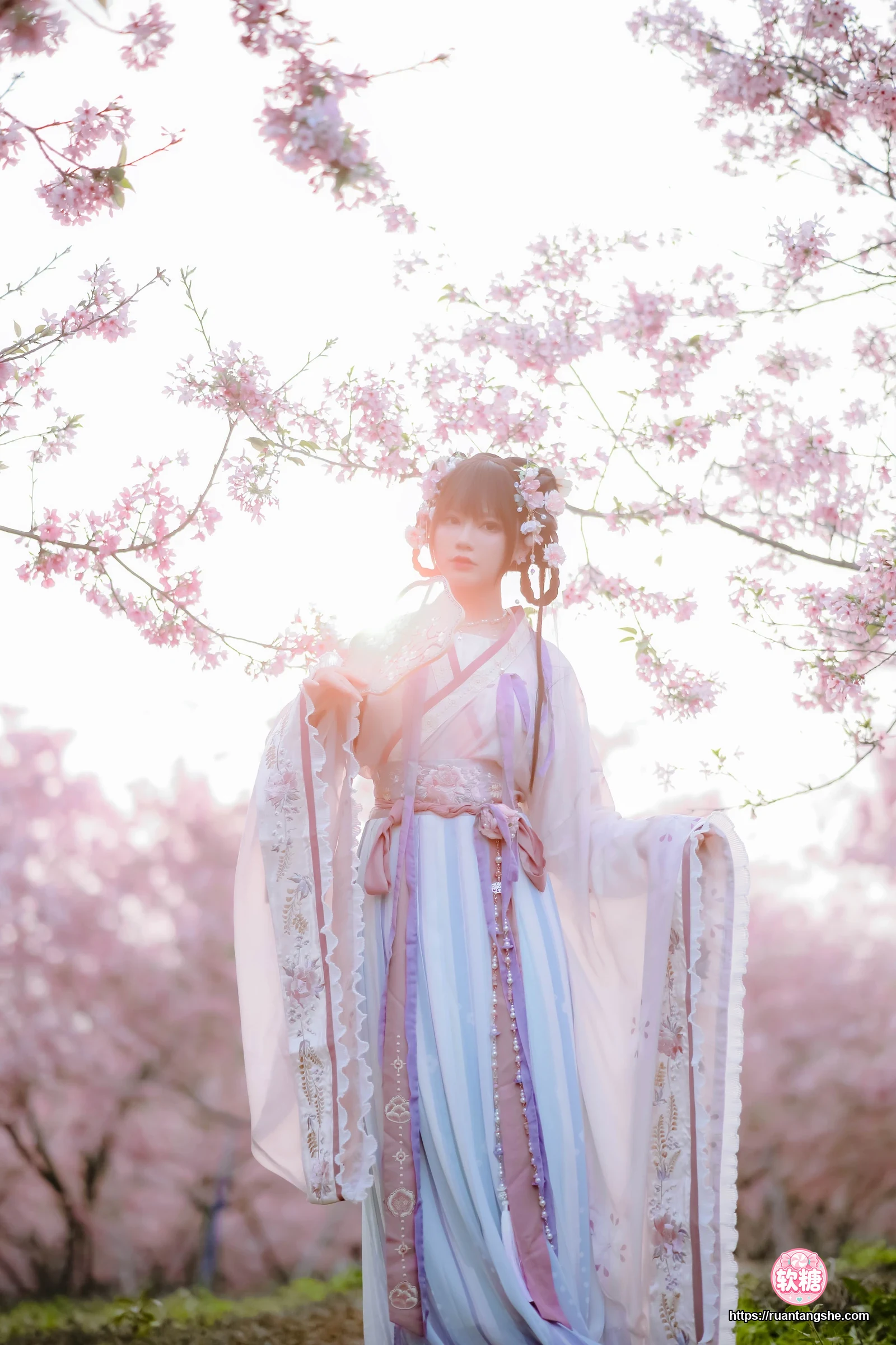 Nyako喵子 Nyako喵子 NO.035 - 樱花汉服 花神祈愿