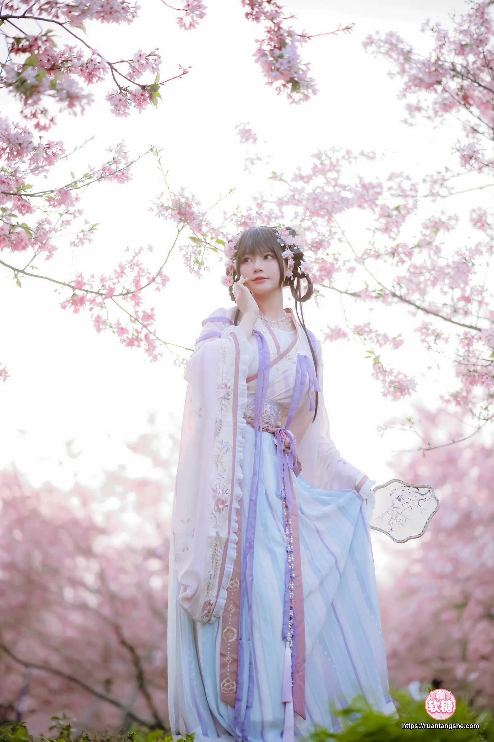 Nyako喵子 Nyako喵子 NO.035 - 樱花汉服 花神祈愿