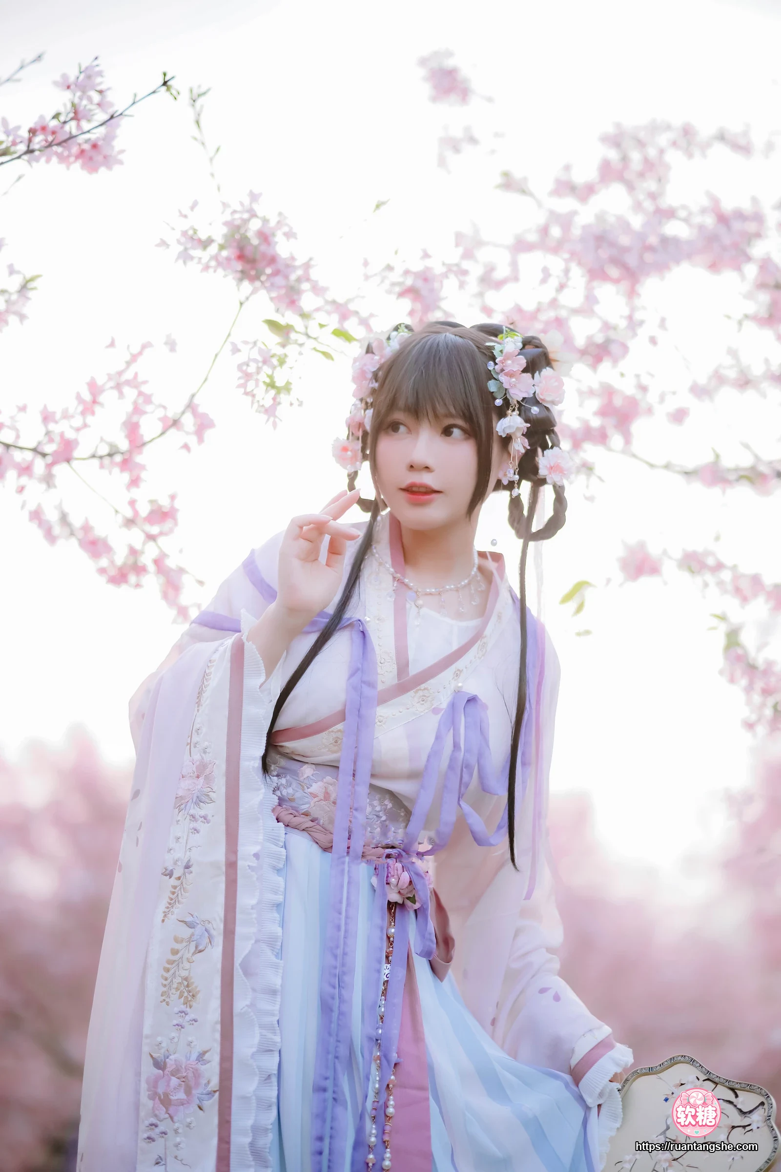 Nyako喵子 Nyako喵子 NO.035 - 樱花汉服 花神祈愿