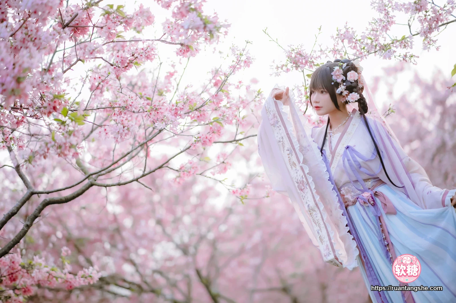 Nyako喵子 Nyako喵子 NO.035 - 樱花汉服 花神祈愿