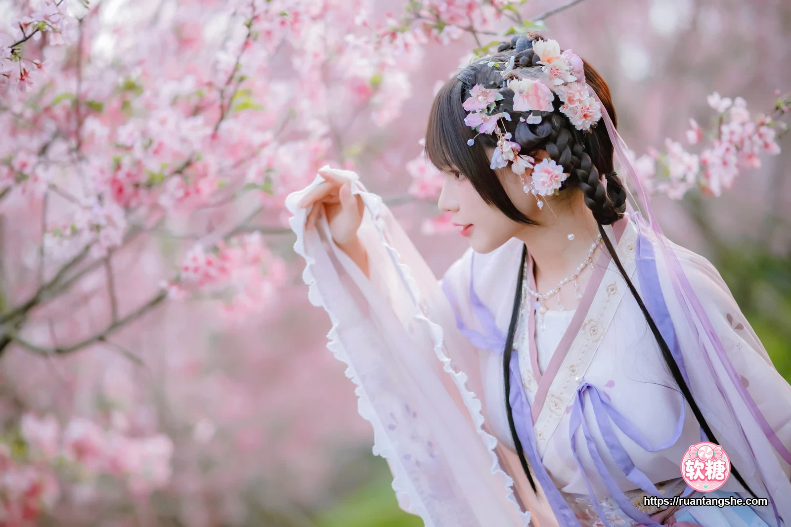 Nyako喵子 Nyako喵子 NO.035 - 樱花汉服 花神祈愿