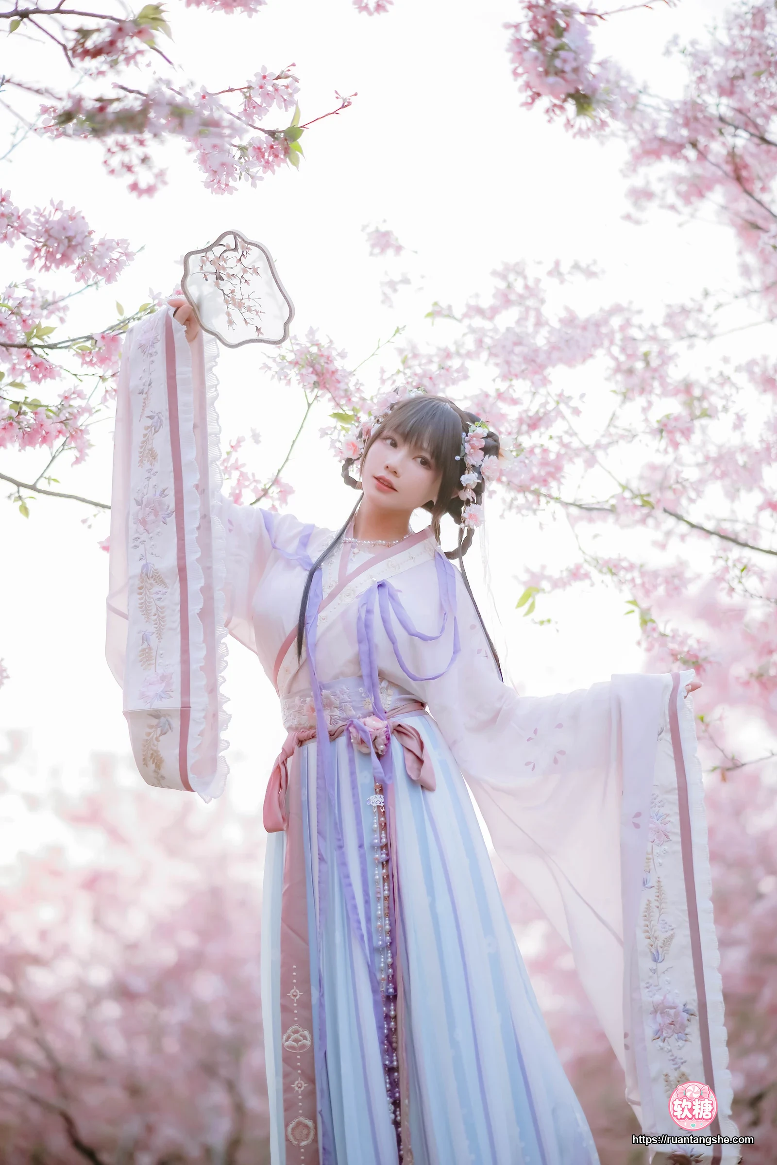 Nyako喵子 Nyako喵子 NO.035 - 樱花汉服 花神祈愿