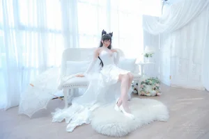 Nyako喵子《爱宕婚纱》写真图集 62P｜在线预览与图包下载