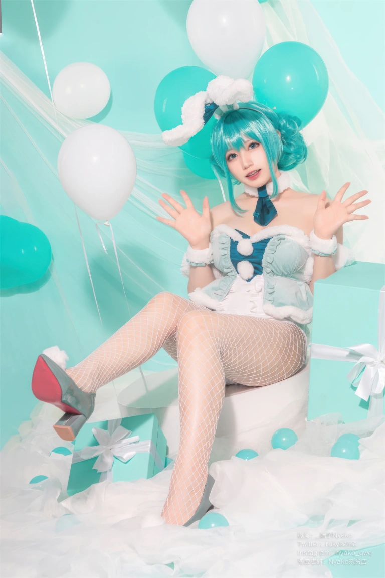 Nyako喵子《初音白兔》写真图集 41P｜在线预览与图包下载