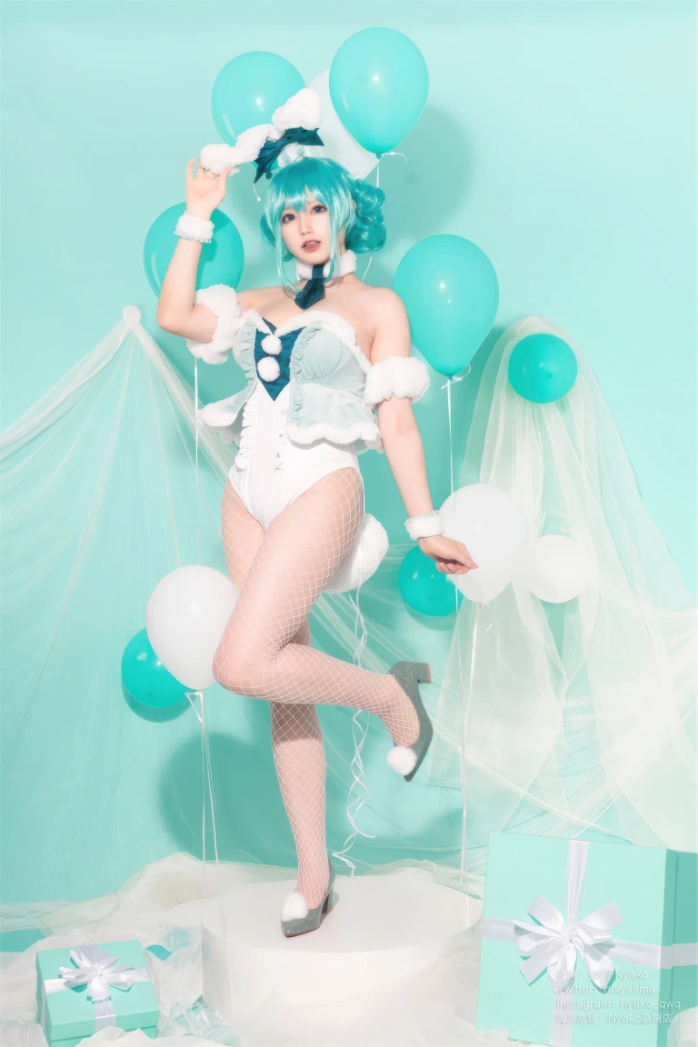 Nyako喵子《初音白兔》写真图集 41P｜在线预览与图包下载