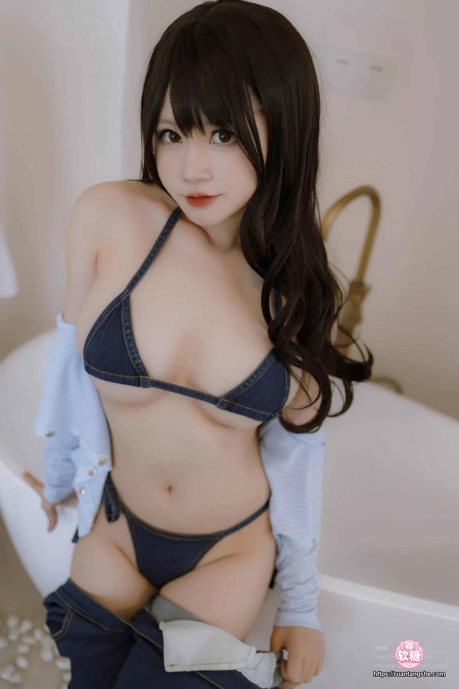 Nyako喵子 Nyako喵子 NO.069 - 吉他妹妹牛仔裤