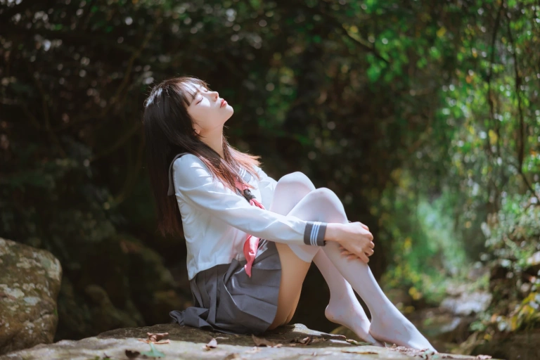 萌芽儿o0《小溪JK百合（&请叫我若生）》写真图集 93P｜在线预览与图包下载