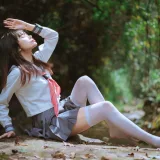 萌芽儿o0《小溪JK百合（&请叫我若生）》写真图集 93P｜在线预览与图包下载