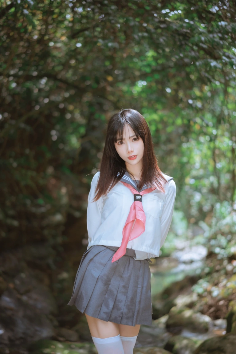 萌芽儿o0《小溪JK百合（&请叫我若生）》写真图集 93P｜在线预览与图包下载