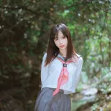 萌芽儿o0《小溪JK百合（&请叫我若生）》写真图集 93P｜在线预览与图包下载