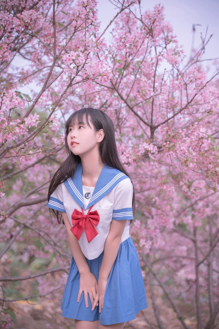 萌芽儿o0《樱花jk》写真图集 30P｜在线预览与图包下载