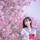 萌芽儿o0《樱花jk》写真图集 30P｜在线预览与图包下载