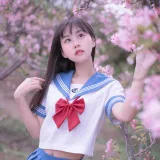萌芽儿o0《樱花jk》写真图集 30P｜在线预览与图包下载