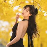萌芽儿o0《秋有银杏 春有黄风铃》写真图集 23P｜在线预览与图包下载