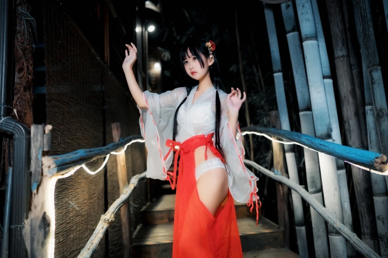 萌芽儿o0《透明巫女》写真图集 14P｜在线预览与图包下载