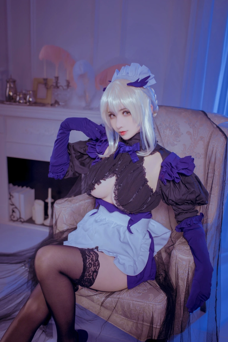 rioko凉凉子《黑枪呆女仆》写真图集 26P+1V｜在线预览与图包下载