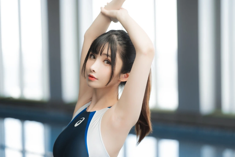 rioko凉凉子《游泳部学姐的特训时间》写真图集 36P+6V｜在线预览与图包下载