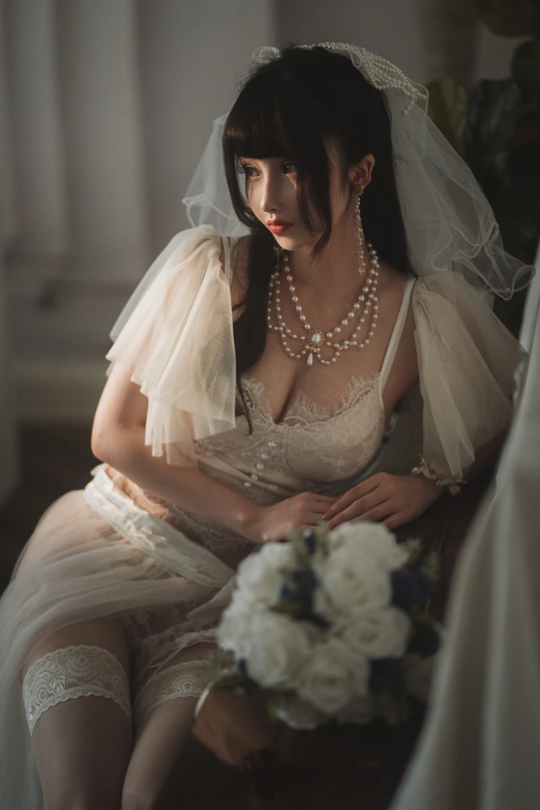 rioko凉凉子《透明婚纱》写真图集 39P｜在线预览与图包下载