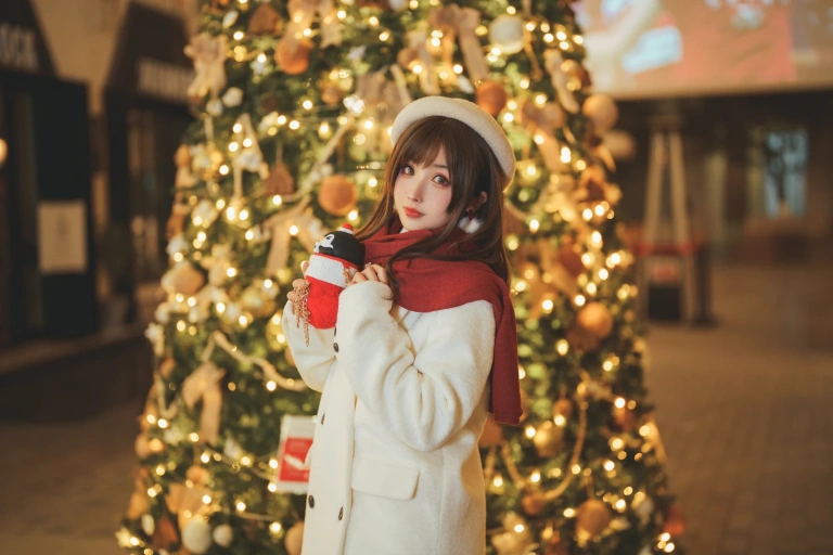 rioko凉凉子《圣诞麋鹿套装》写真图集 50P+9V｜在线预览与图包下载