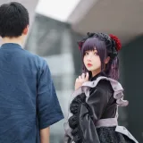 rioko凉凉子《更衣人偶坠入爱河 喜多川海梦cos+黑江雫女仆装（漫展+game）》写真图集 108P+6V｜在线预览与图包下载