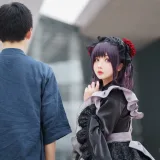 rioko凉凉子《更衣人偶坠入爱河 喜多川海梦cos+黑江雫女仆装（漫展+game）》写真图集 108P+6V｜在线预览与图包下载