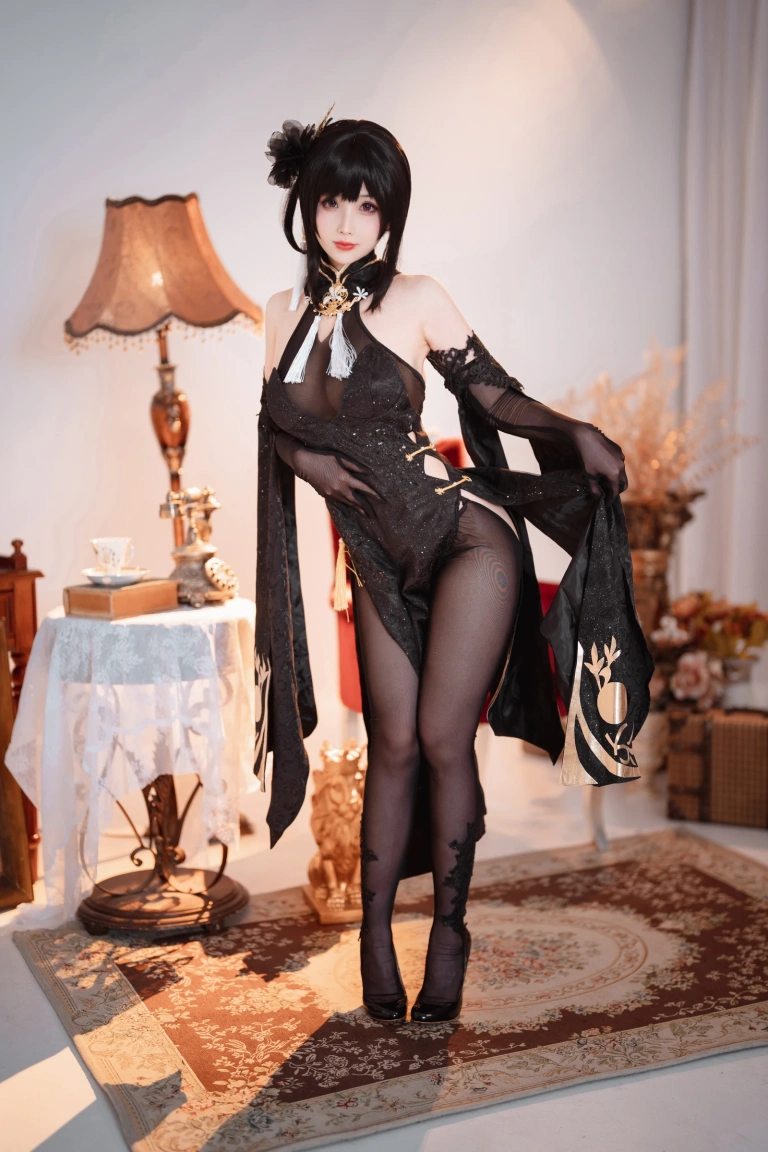 rioko凉凉子《黑白镇海双人（&面饼仙儿）》写真图集 35P+1V｜在线预览与图包下载