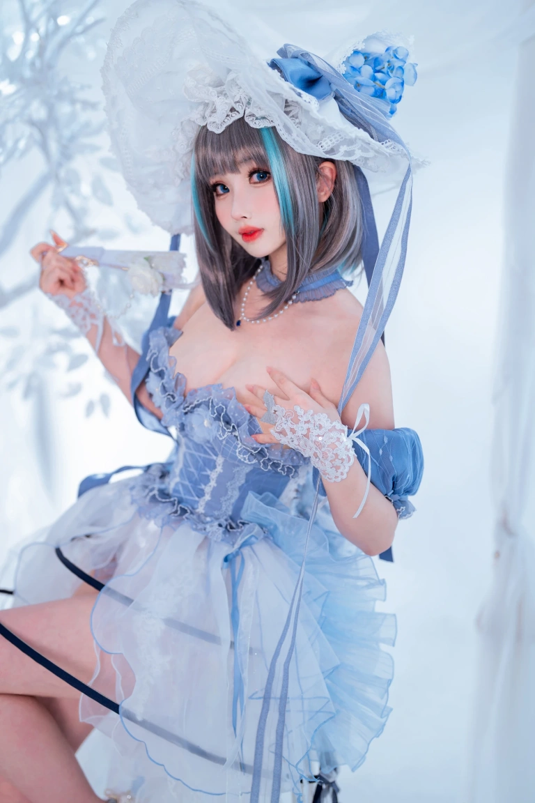 rioko凉凉子《柴郡冰雪公主》写真图集 40P｜在线预览与图包下载