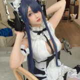 rioko凉凉子《奥古斯特 女仆装》写真图集 40P+2V｜在线预览与图包下载